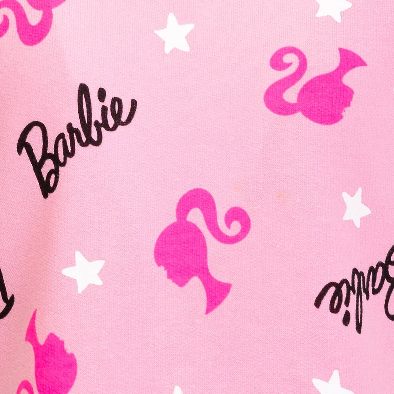 Barbie Girls French Terry Skater Dress Pink Toddler| Child