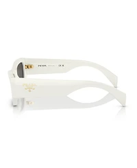 Prada Rectangular Unisex Sunglasses, Pr A01S