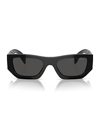 Prada Low Bridge Rectangular Unisex Sunglasses, Pr A01SF