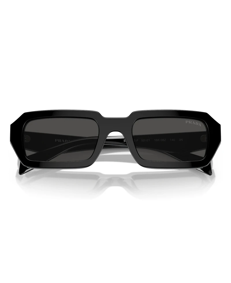 Prada Low Bridge Geometric Women's Sunglasses, Pr A12SF