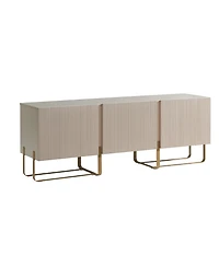 Furniture of America 60" Mdf Milo Modern Composite Three Cabinet Tv Stand