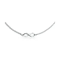 Bling Jewelry Dainty Infinity Love Knot Anklet Ankle Bracelet 14k Gold Plated Chain