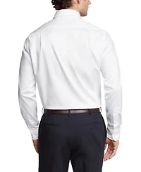 Tommy Hilfiger Men's Th Flex Regular Fit Wrinkle Resistant Stretch Twill Dress Shirt
