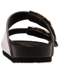 Madden Girl Bodie Buckle Footbed Slide Sandals