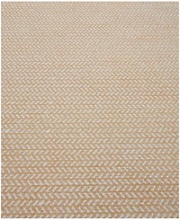 Rosemary Lane 43" x 15" x 31" Wooden Arched Wood Zig Zag Patterned Top and Rattan Accents Console Table