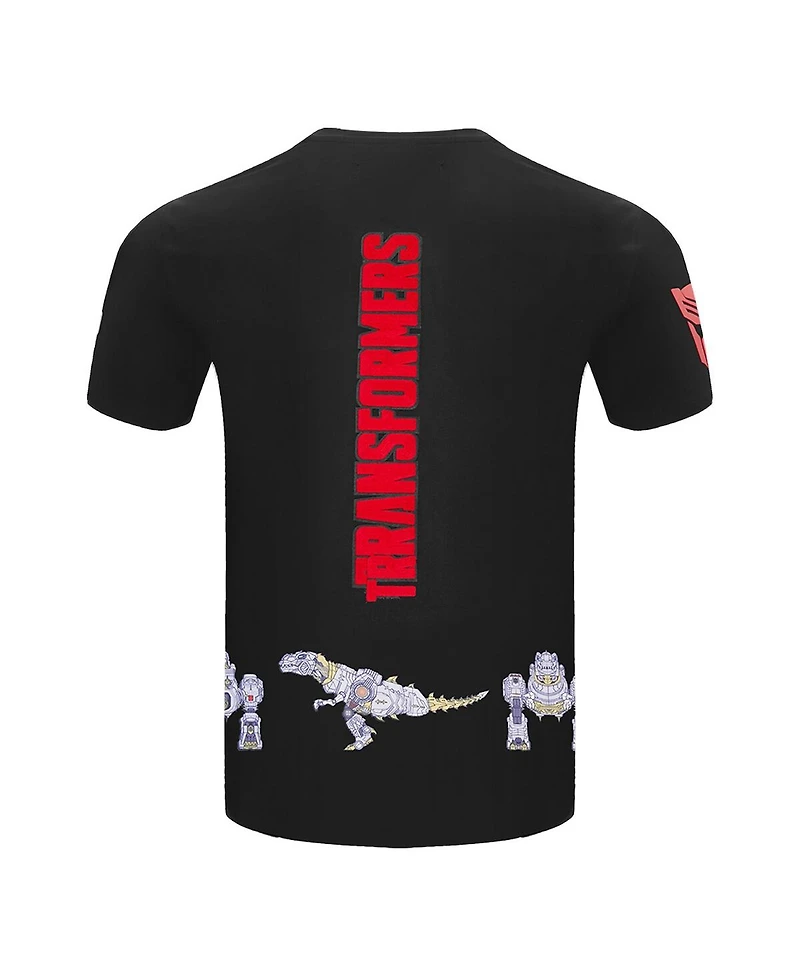 Men's and Women's Freeze Max Black Transformers Grimlock T-shirt