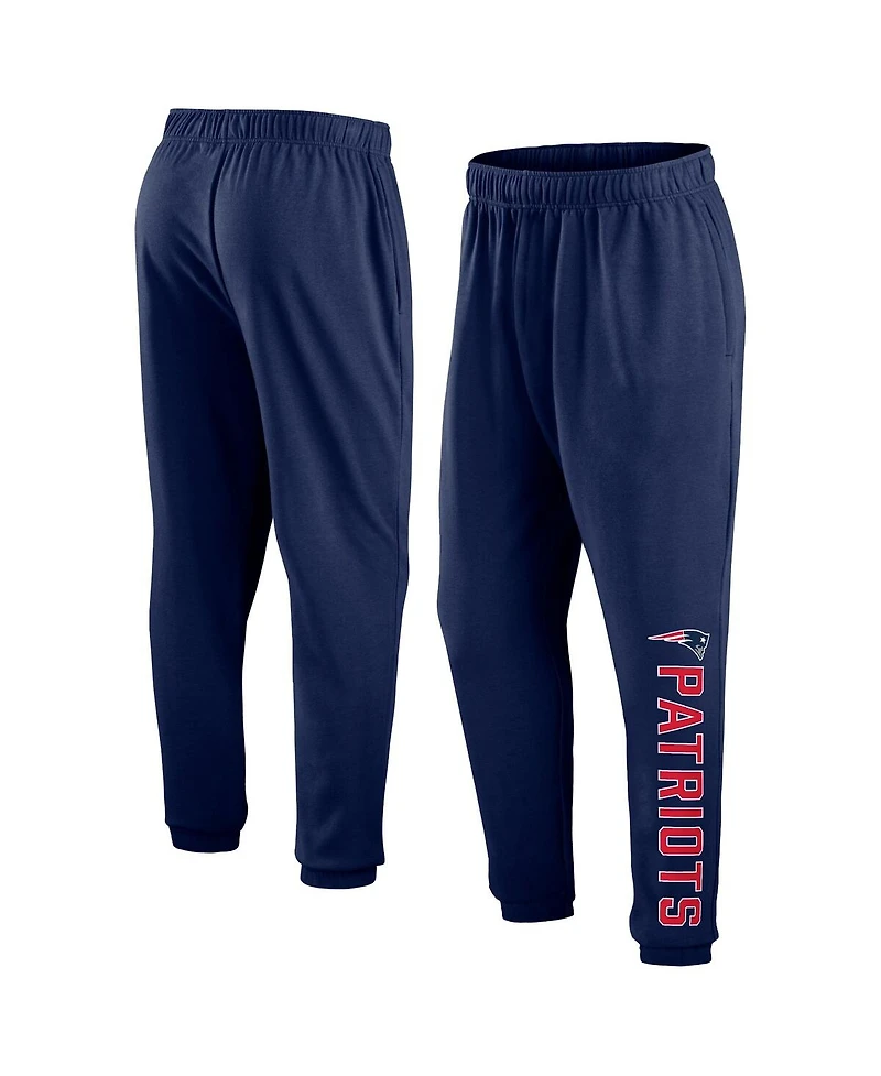 Men's Fanatics Navy New England Patriots Big and Tall Chop Block Lounge Pants