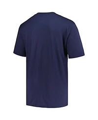 Men's Fanatics Navy, Light Blue Memphis Grizzlies Big and Tall Short Sleeve Long T-shirt Set