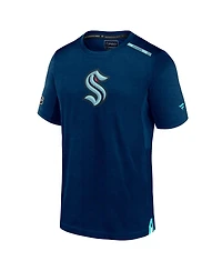 Men's Fanatics Deep Sea Blue Seattle Kraken Authentic Pro Performance T-shirt