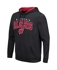 Colosseum Men's Wisconsin Badgers Resistance Pullover Hoodie