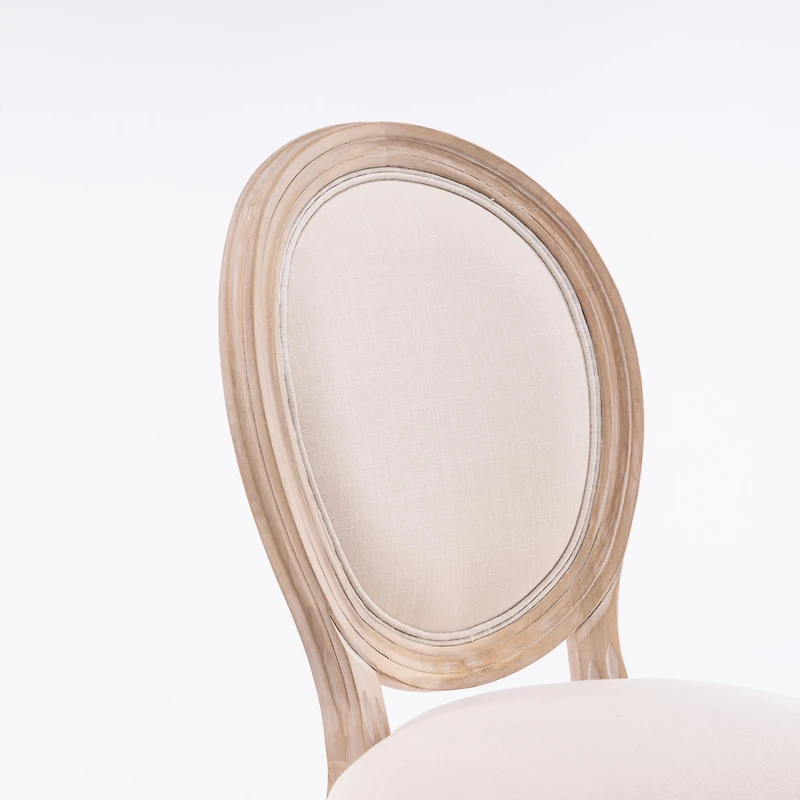 Streamdale Vintage Linen Dining Chair, Set of 2