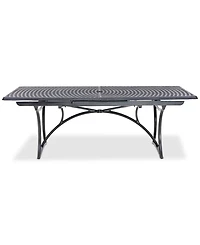 Wythburn Mix and Match 110"x 42" Cast Aluminum Outdoor Extension Dining Table, Created for Macy's
