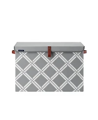 Nautica Folded Large Storage Trunk with Lid Box Weave