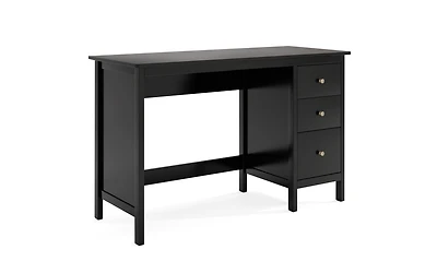 3-Drawer Home Office Study Computer Desk with Spacious Desktop