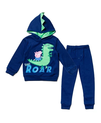 Peppa Pig George Pullover Hoodie & Jogger Pants Toddler |Child Boys