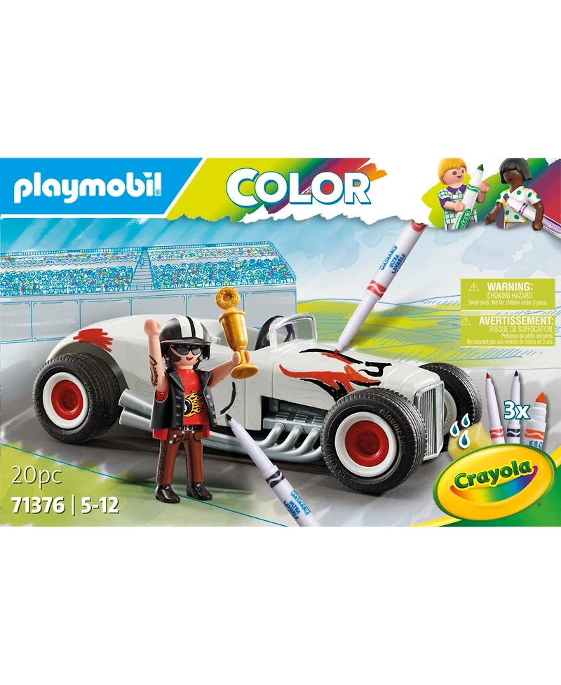 Playmobil Color with Crayola - Hot Rod