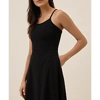 Pact Women's Organic Cotton Fit & Flare Midi Dress