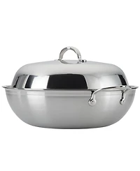 ProBond Clad Stainless Steel 14" Covered Wok