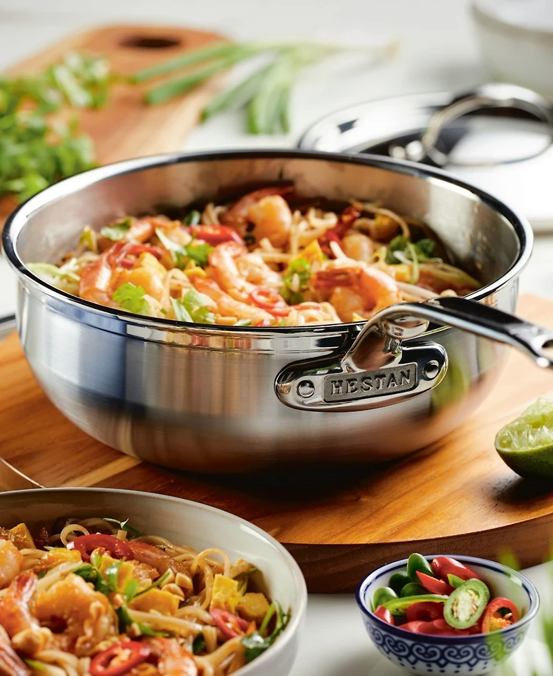ProBond Clad Stainless Steel 3.5-Quart Covered Essential Pan