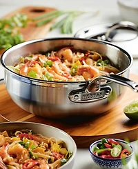 ProBond Clad Stainless Steel 3.5-Quart Covered Essential Pan