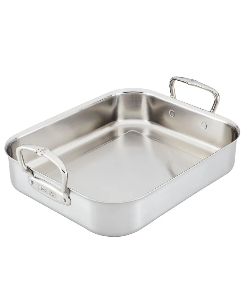 Hestan Provisions Classic Clad Large Roaster with Rack