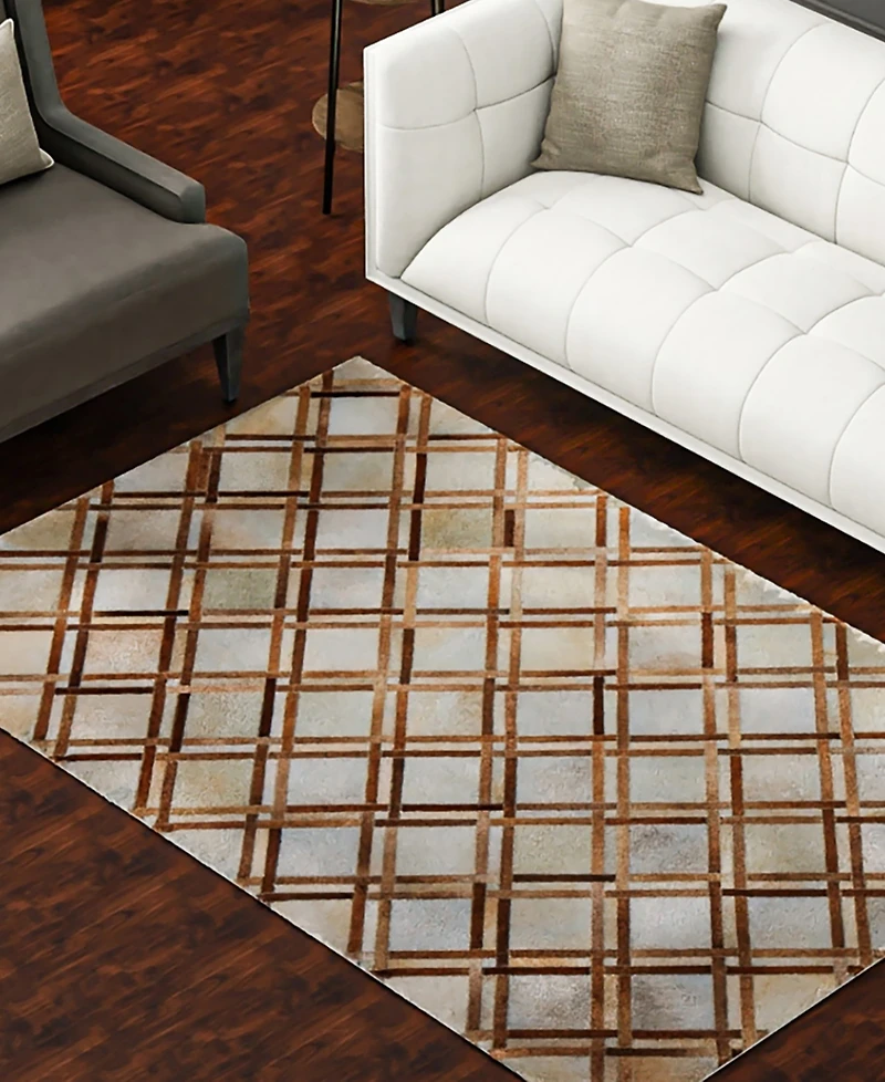 Closeout! Bashian Cowhide H43 8' x 10' Area Rug