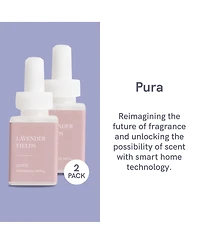 Pura - Lavender Fields - Smart Home Air Diffuser Fragrance - Smart Home Scent Refill - Up to 120-Hours of Premium Fragrance per Refill