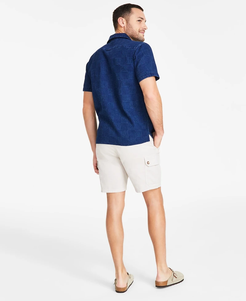Sun + Stone Men's Relaxed Fit 8" Cargo Shorts, Created for Macy's