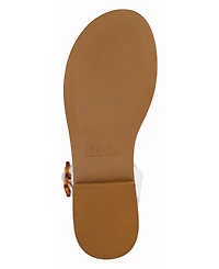 Mia Women's Peyton Round Toe Flat Sandals