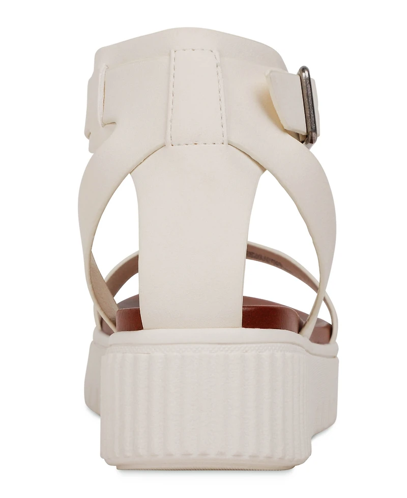 Mia Women's Lunna Round Toe Platform Sandals