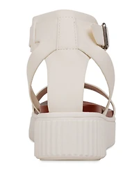 Mia Women's Lunna Round Toe Platform Sandals