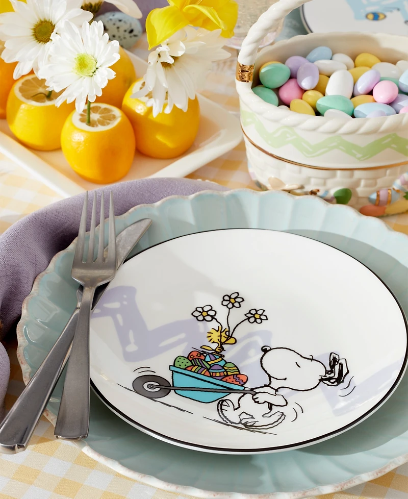 Lenox Peanuts Easter Accent Plates, Set of 4