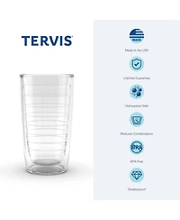 Tervis Flamingo Splash Made in Usa Double Walled Insulated Tumbler Travel Cup Keeps Drinks Cold & Hot, 16oz, Classic