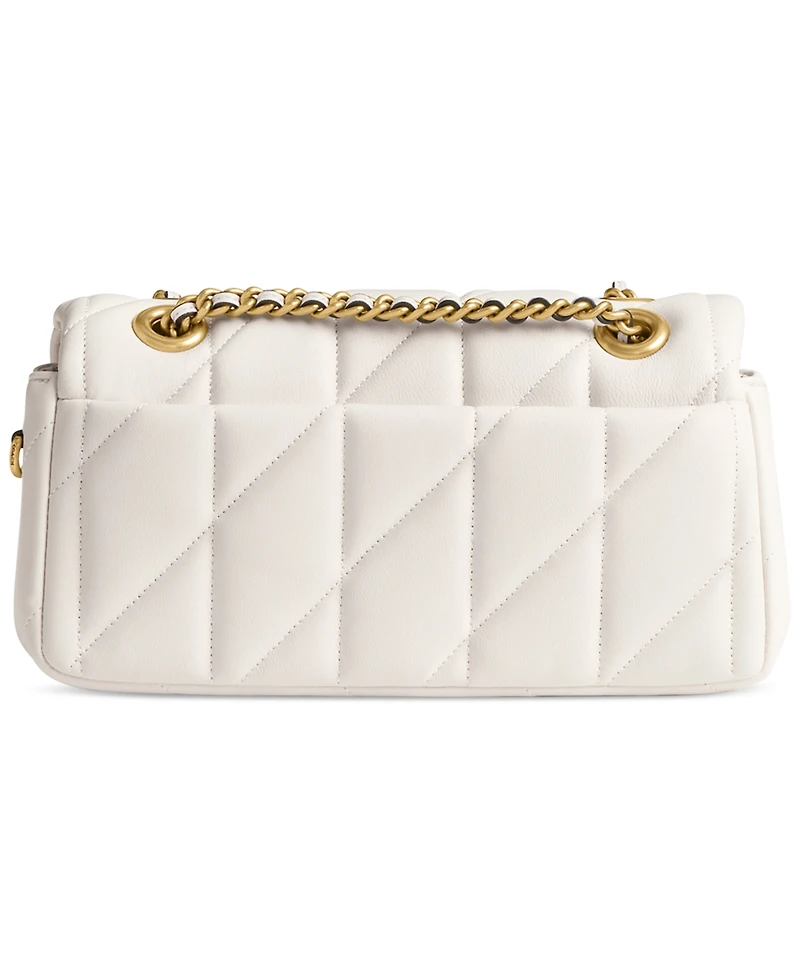 Coach Quilted Leather Mini Tabby Shoulder Bag 20 with Chain