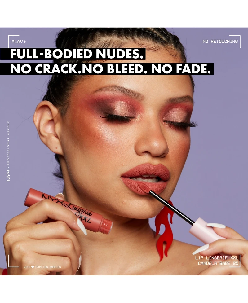 Nyx Professional Makeup Lip Lingerie Xxl Long-Lasting Matte Liquid Lipstick