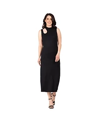 Women's Elegant Cut-Out Knit Jersey Tank Dress