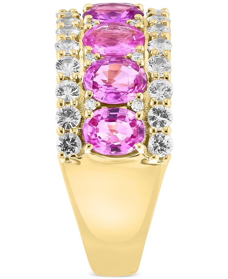 Effy Blue & White Sapphire Ring (3-1/2 ct. t.w.) Diamond (1/20 14k Gold. (Also available Emerald and Pink Sapphire)