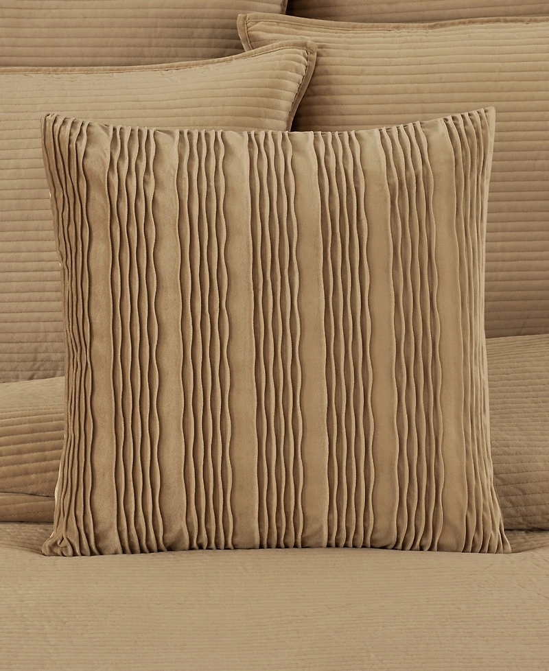 J Queen New York Townsend Wave Square Decorative Pillow Cover, 20" x