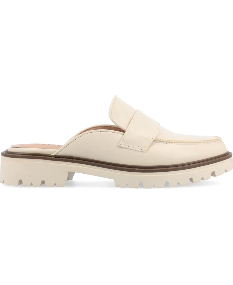 Journee Collection Women's Miycah Slip On Mule Flats