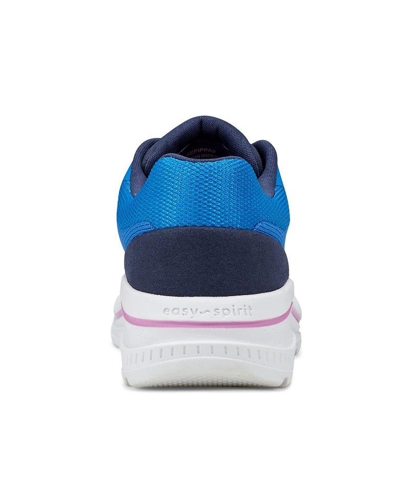 Easy Spirit Women's Pippa Lace-Up Round Toe Casual Sneakers