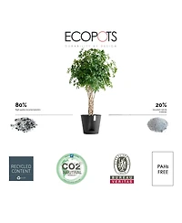 Ecopots Venice Indoor and Outdoor Planter with Water Reservoir