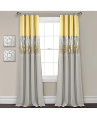 Lush Decor Night Sky 100% Lined Blackout Window Curtain Panel