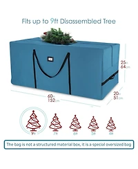 Extra Large Christmas Tree Rolling Storage Bag with Durable Handles & Wheels - 9 ft
