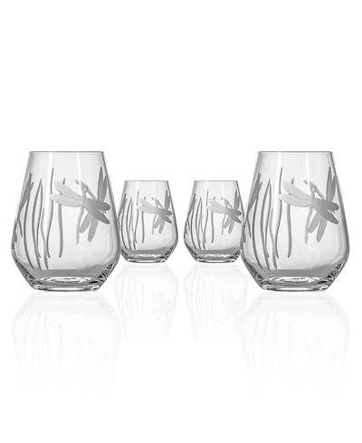 Rolf Glass Dragonfly Stemless Wine Tumbler 18oz