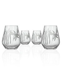 Rolf Glass Dragonfly Stemless Wine Tumbler 18oz