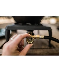 Stansport Single Burner Cast Iron Stove with Regulator Hose