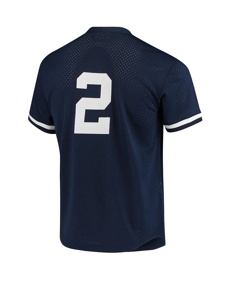 Men's Mitchell & Ness Derek Jeter Navy New York Yankees Cooperstown Collection 1995 Batting Practice Jersey