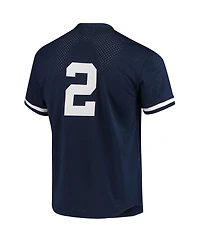 Men's Mitchell & Ness Derek Jeter Navy New York Yankees Cooperstown Collection 1995 Batting Practice Jersey