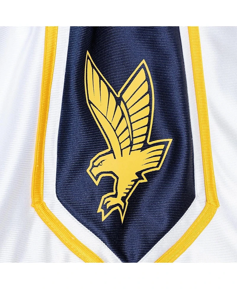 Men's Mitchell & Ness White Marquette Golden Eagles Authentic Shorts