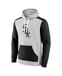 Men's Fanatics Gray, Black Chicago White Sox Arctic Pullover Hoodie